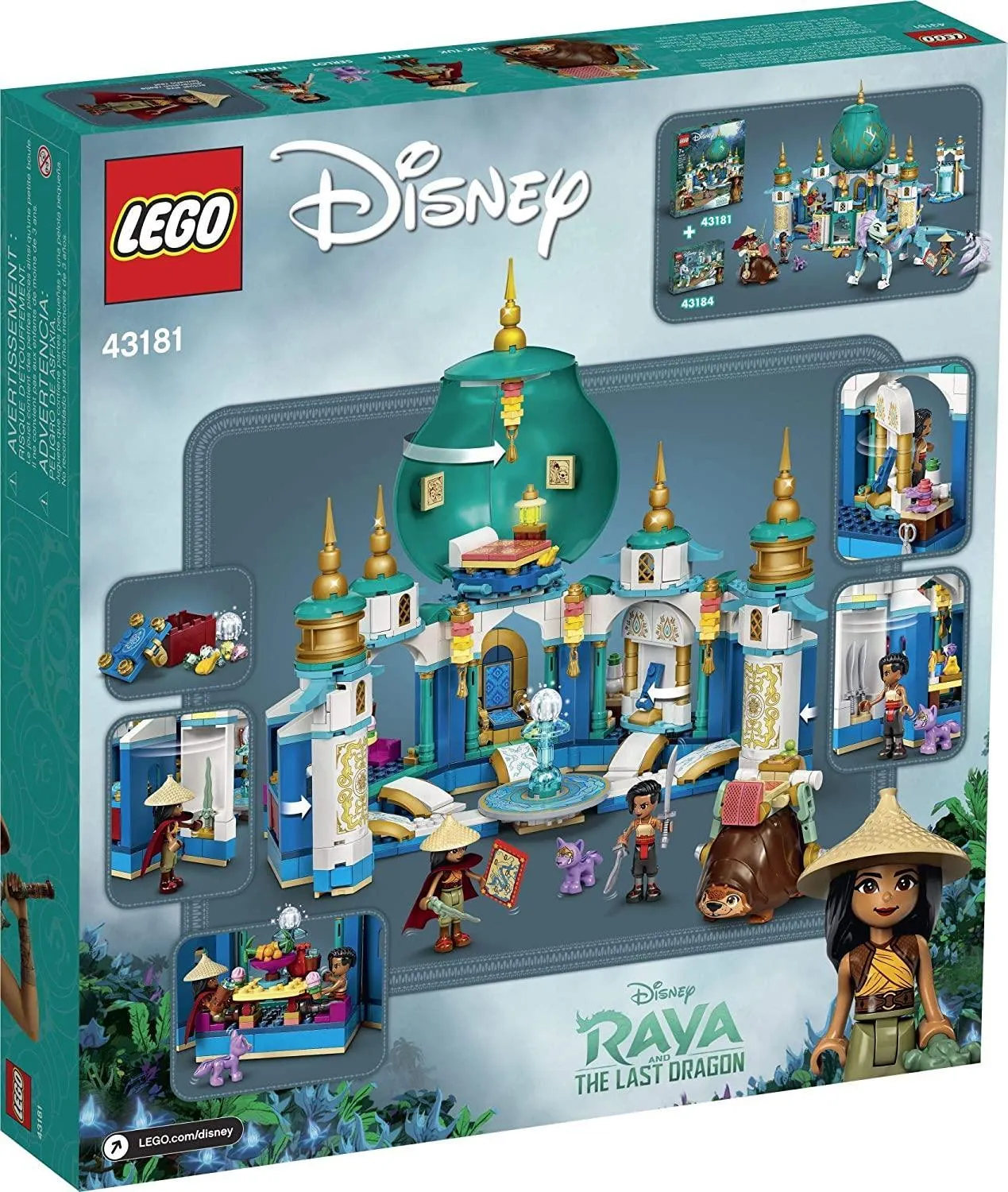 LEGO DISNEY 43181 Raya and the Heart Palace