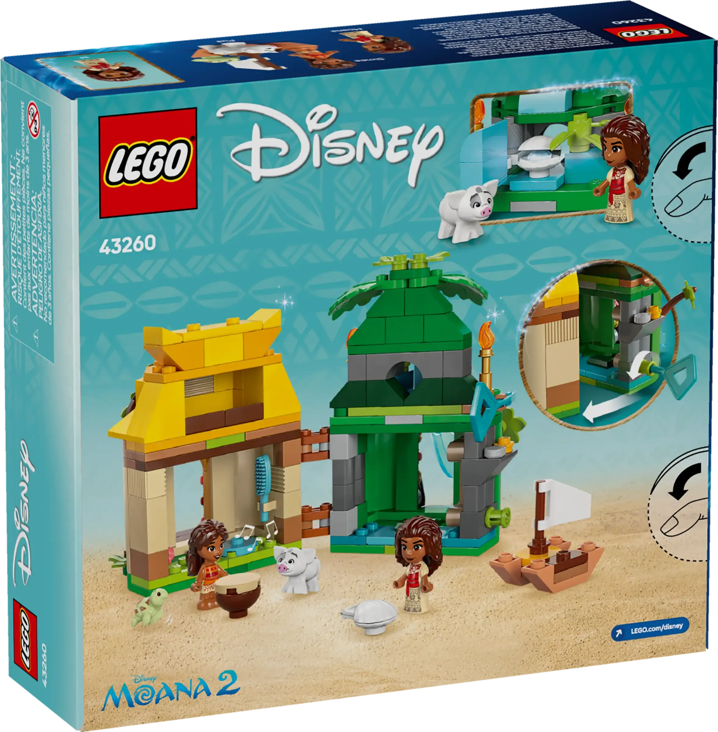 LEGO Disney 43260 Moana's Island Fun
