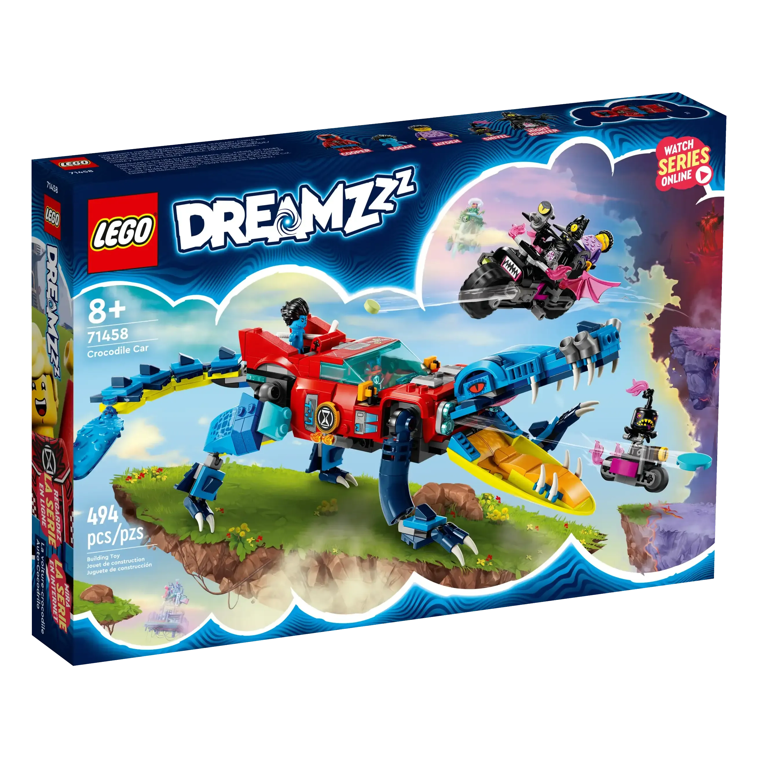 LEGO DREAMZZZ 71458 Crocodile Car