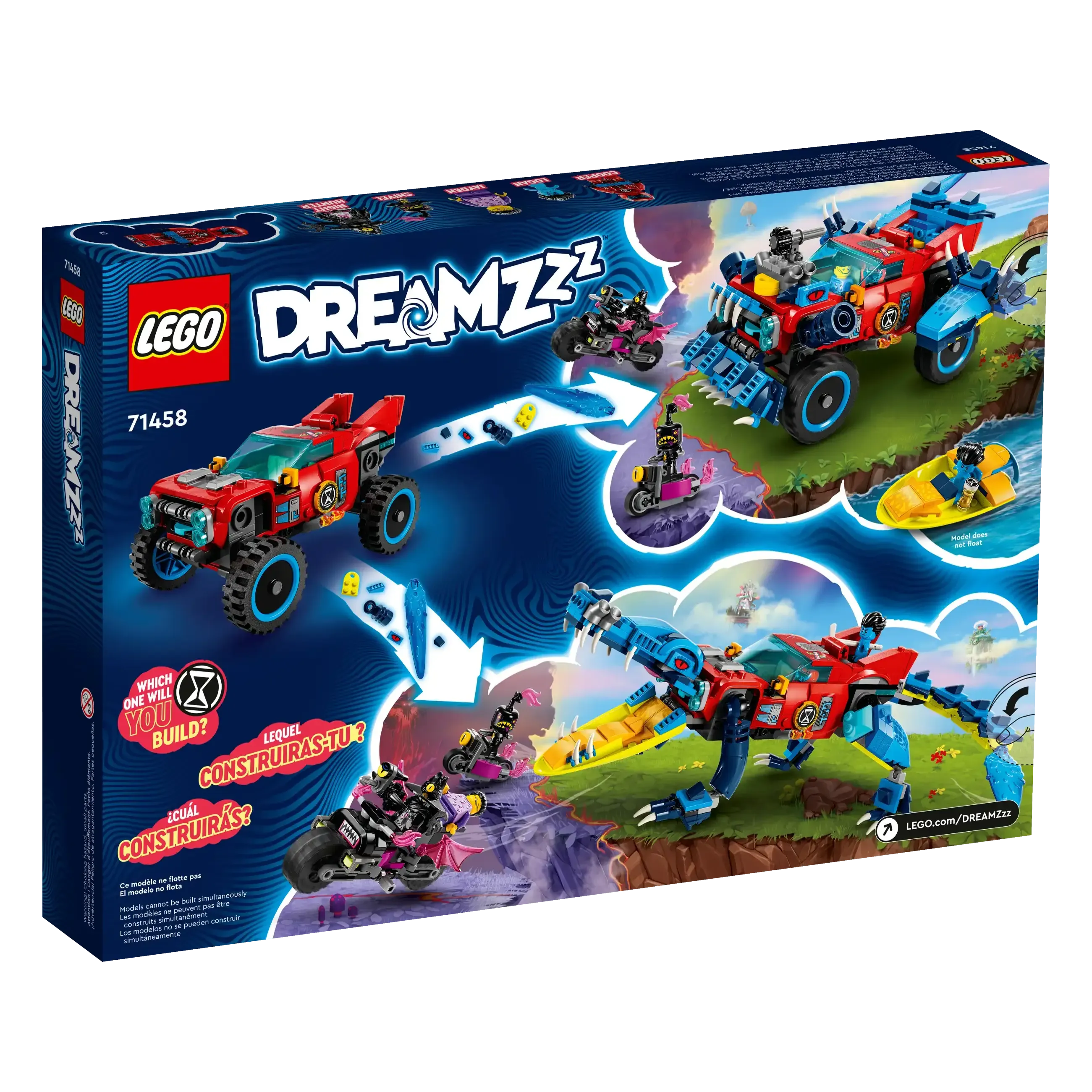 LEGO DREAMZZZ 71458 Crocodile Car