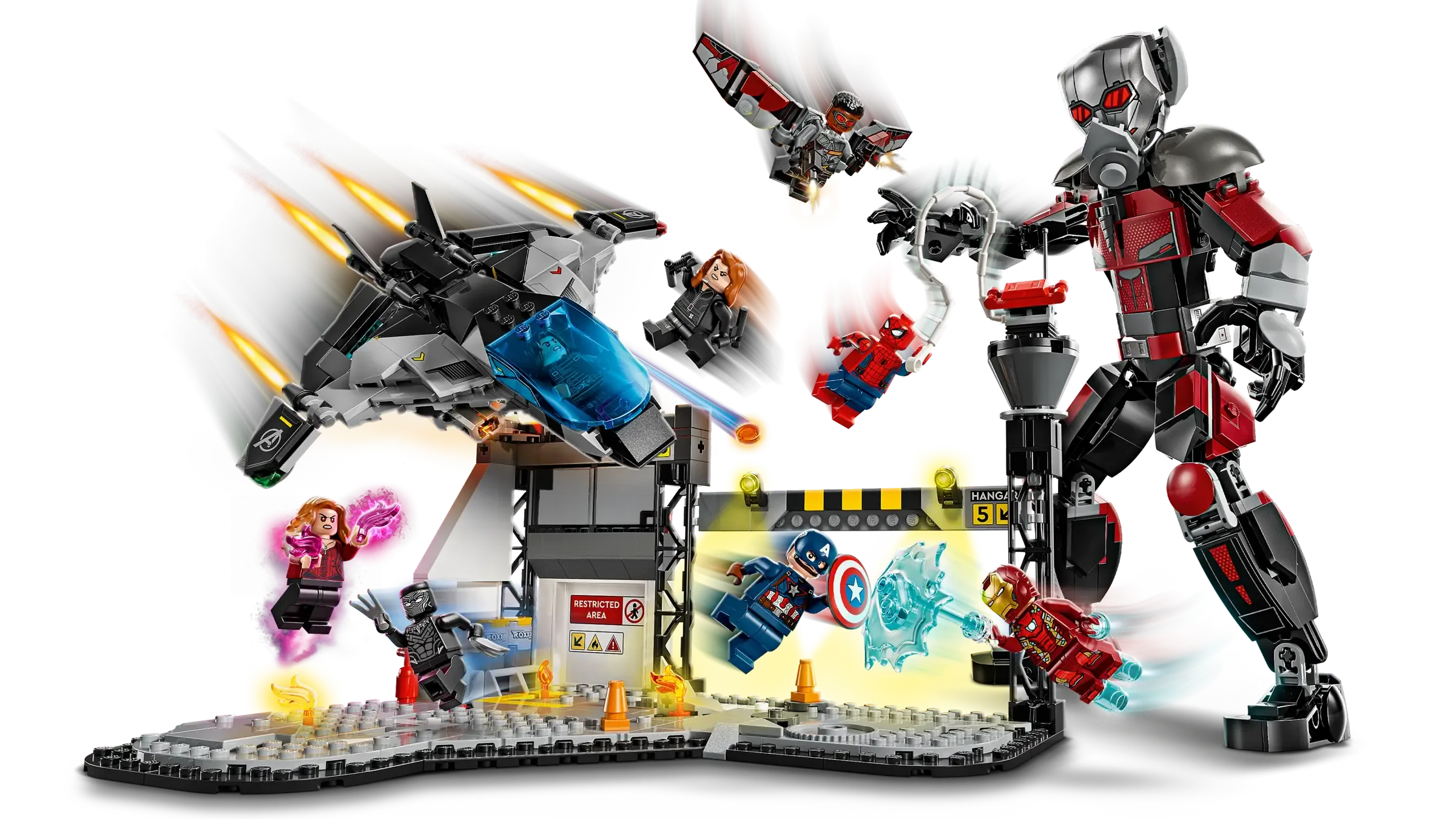 LEGO MARVEL 76314 Captain America: Civil War Action Battle