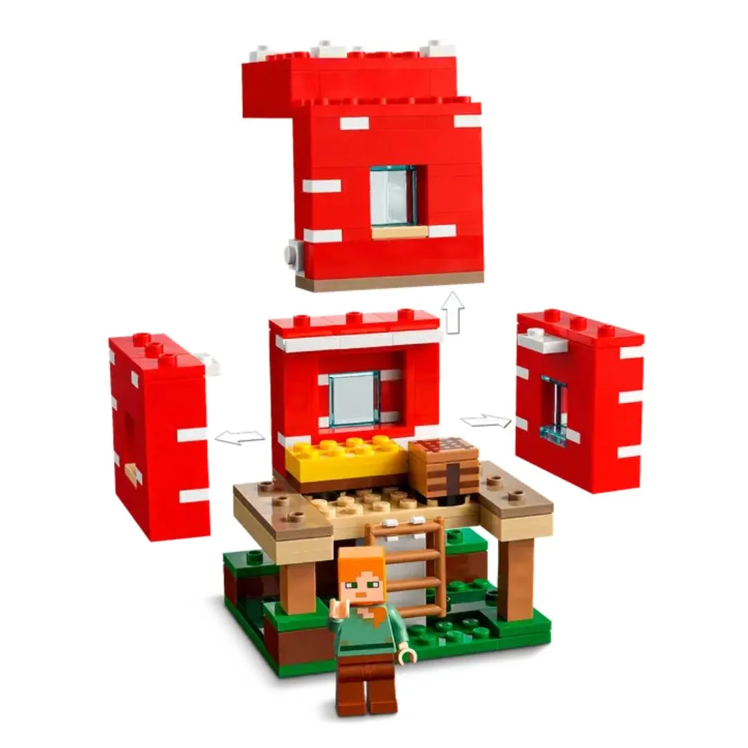 Lego Minecraft The Mushroom House
