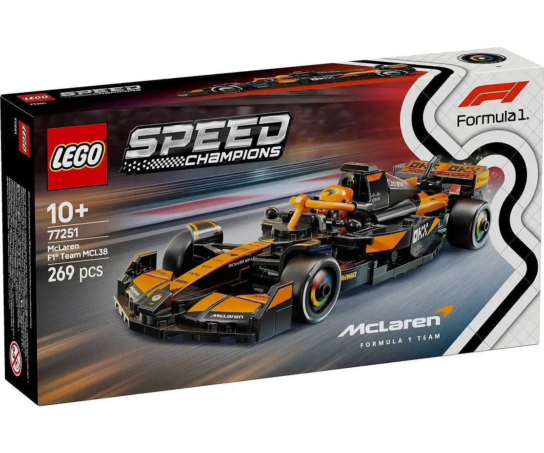 LEGO SPEED CHAMPIONS 77251 McLaren F1 Team MCL38 Race Car
