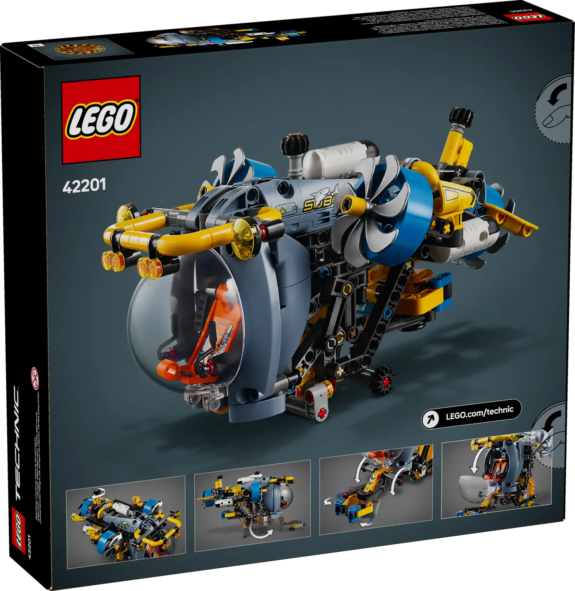 LEGO TECHNIC 42201 Deep-Sea Research Submarine