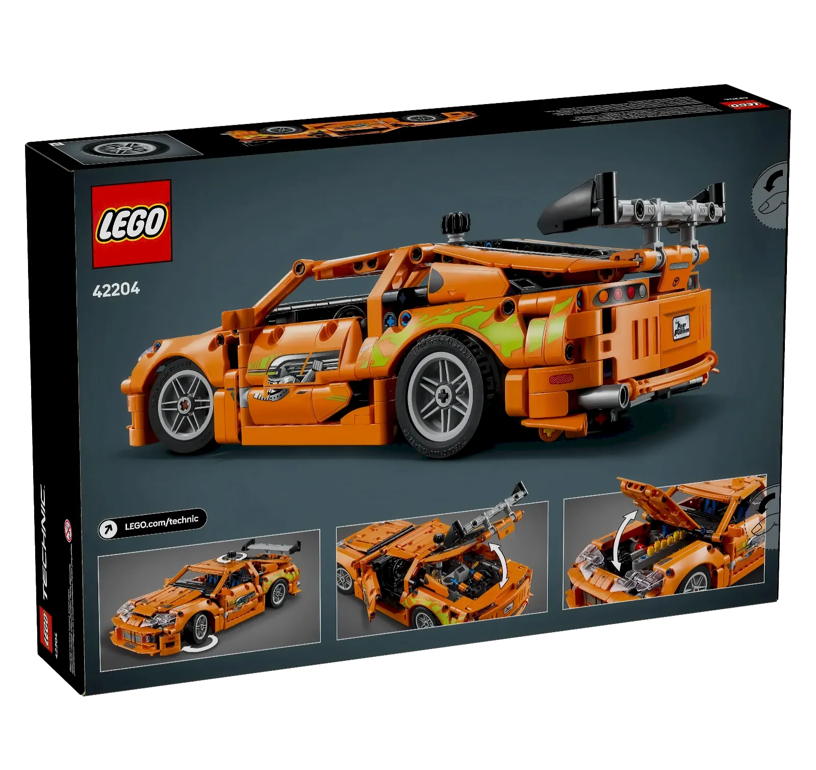 LEGO TECHNIC 42204 Fast and Furious Toyota Supra MK4