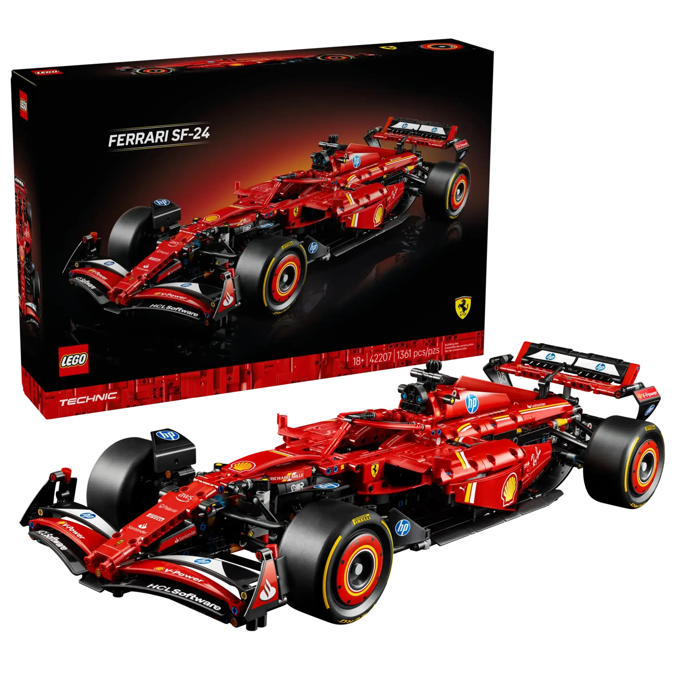 LEGO TECHNIC 42207 Ferrari SF-24 F1 Car for Adults