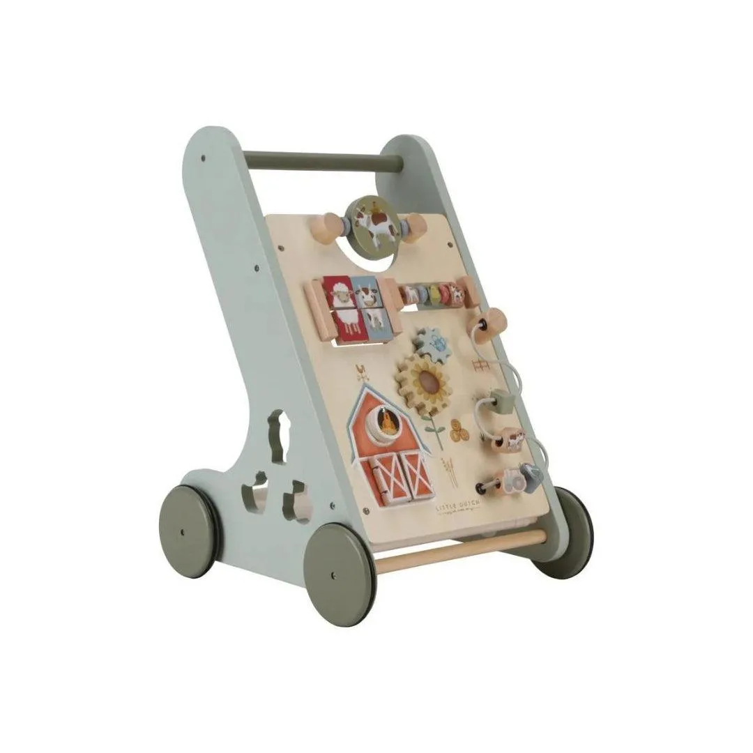 Little Dutch Multi-Activity Baby Walker  - Little Farm