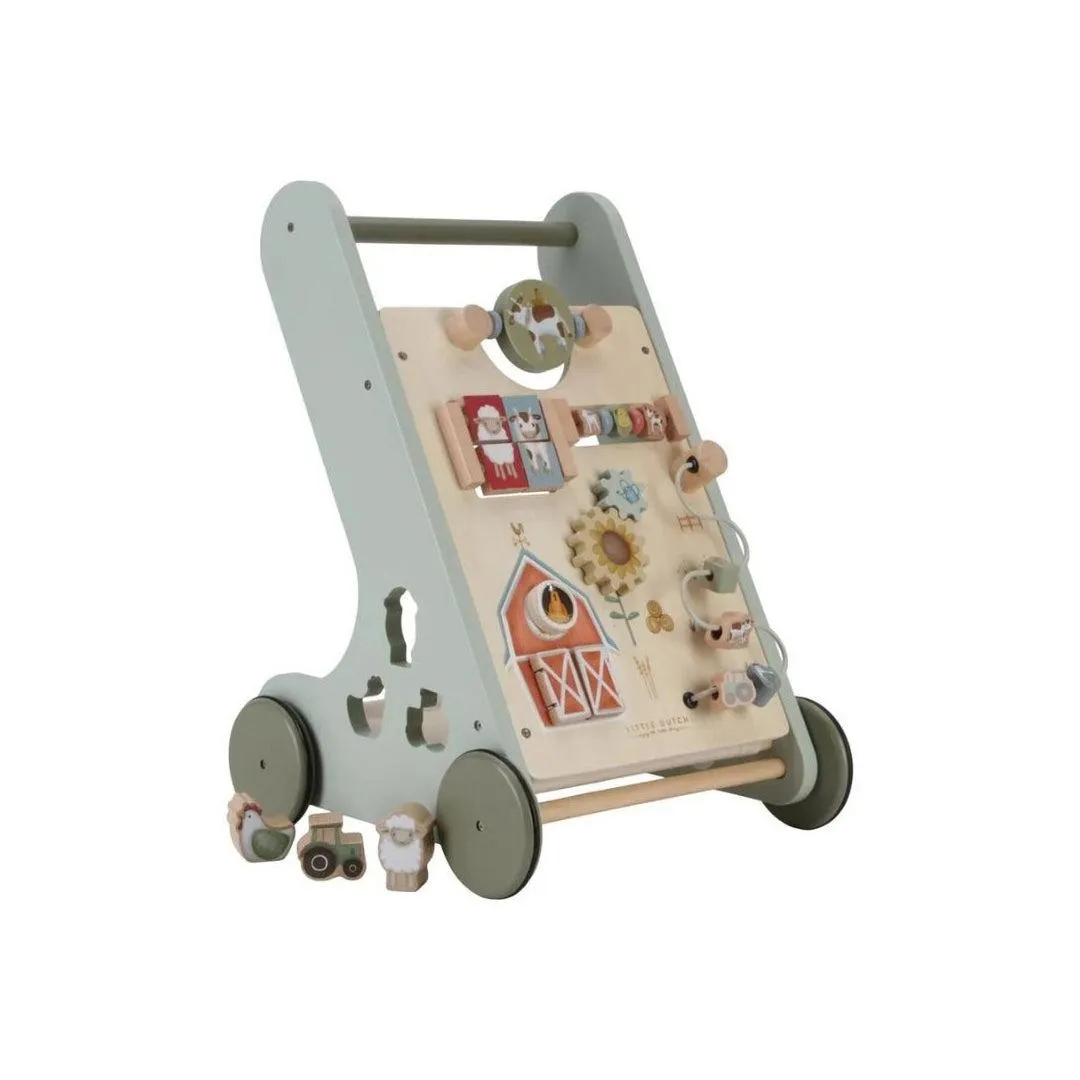 Little Dutch Multi-Activity Baby Walker  - Little Farm