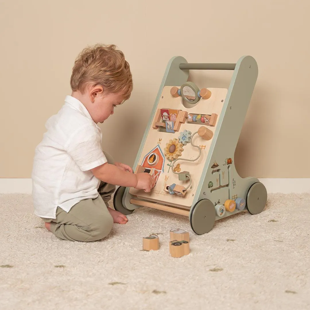 Little Dutch Multi-Activity Baby Walker  - Little Farm