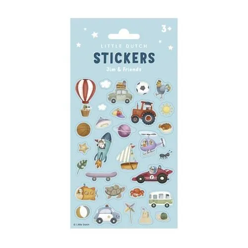 Little Dutch: Stickers - Jim & Friends