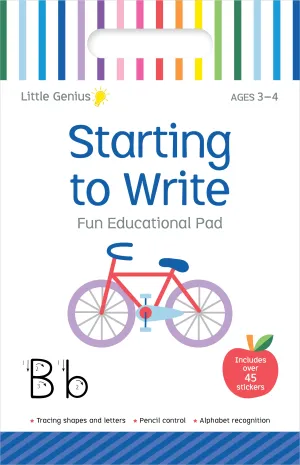 Little Genius Starting To Write Fun Educational Pad
