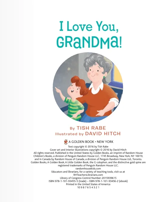 Little Golden Book - I Love You, Grandma