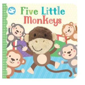 Little Me Five Little Monkeys Finger Puppet Book