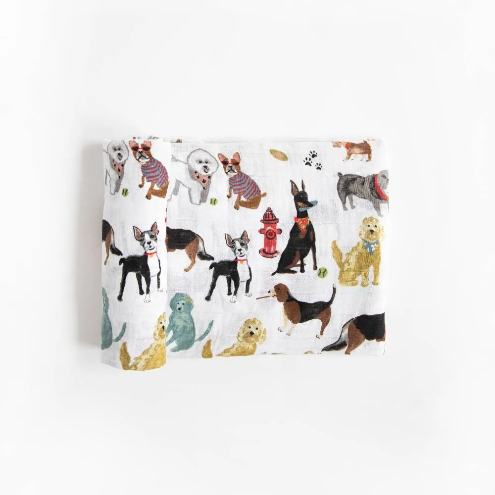 Little Unicorn Single Cotton Muslin Swaddle | Woof