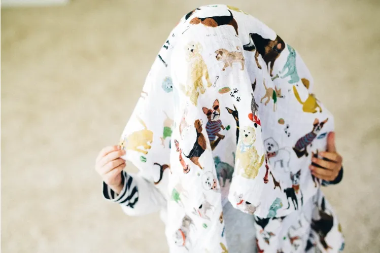 Little Unicorn Single Cotton Muslin Swaddle | Woof