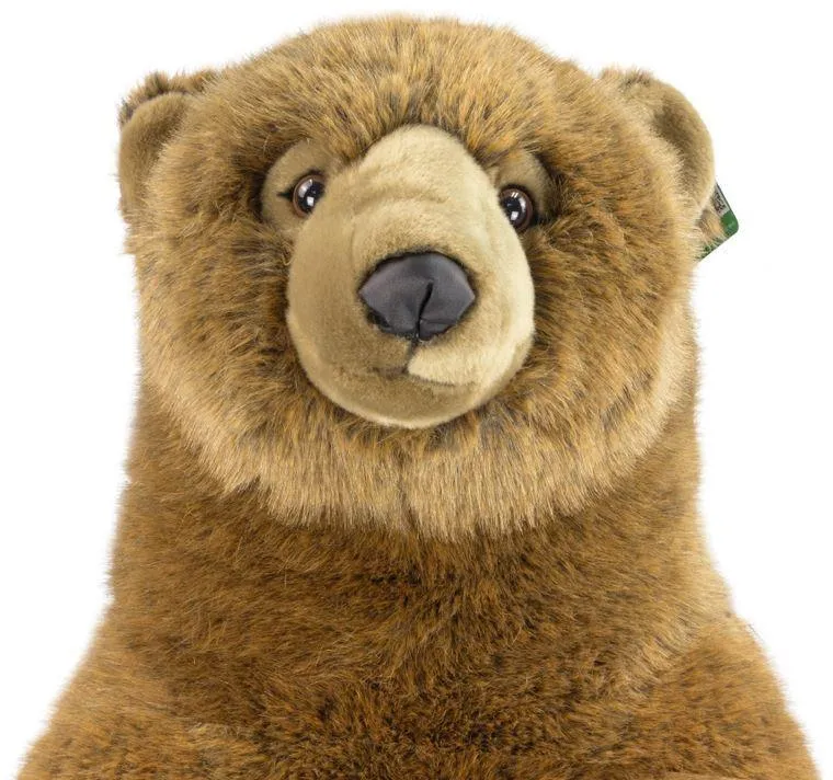 Living Nature Giant 100cm Standing Grizzly Bear Plush