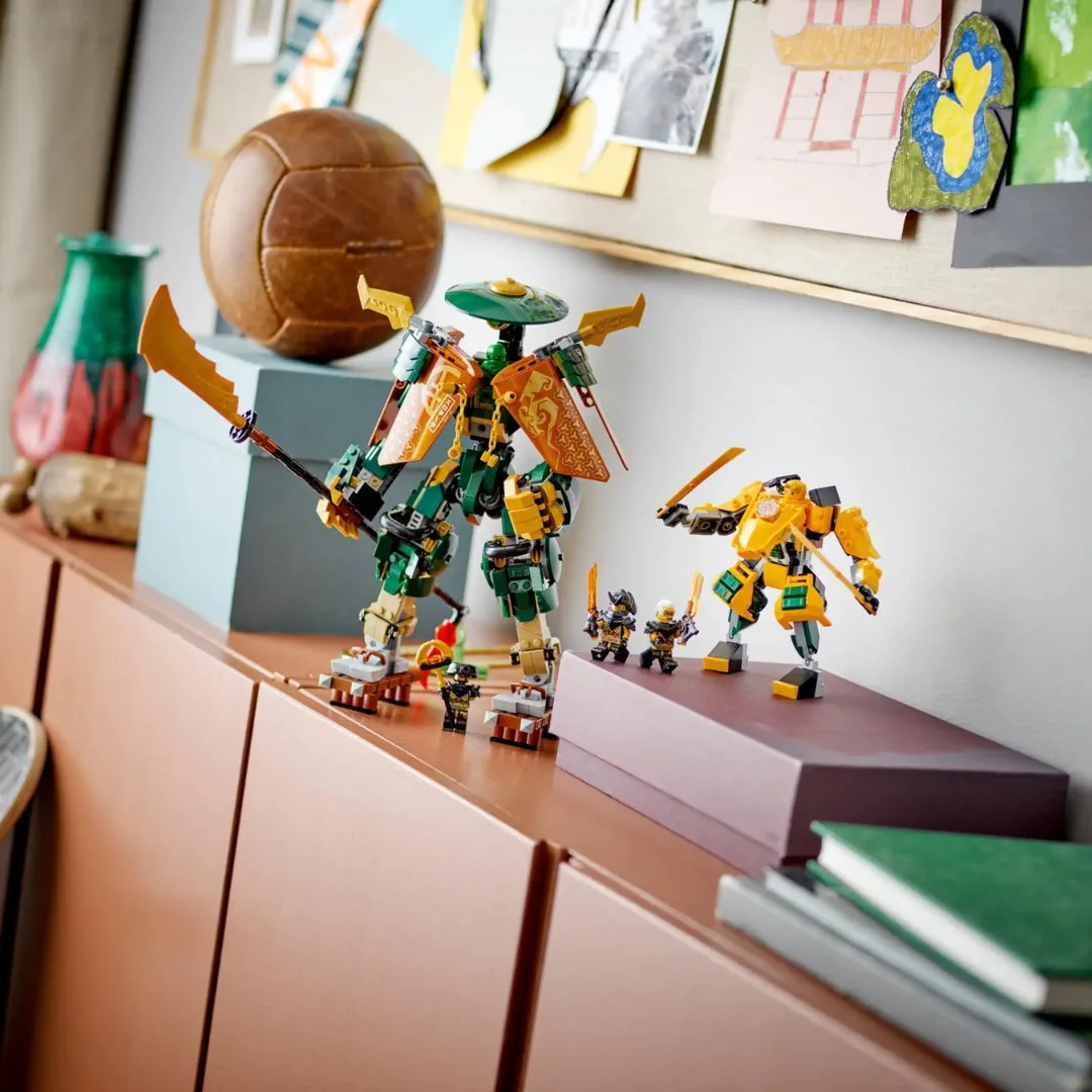 Lloyd and Arin's Ninja Team Mechs by LEGO
