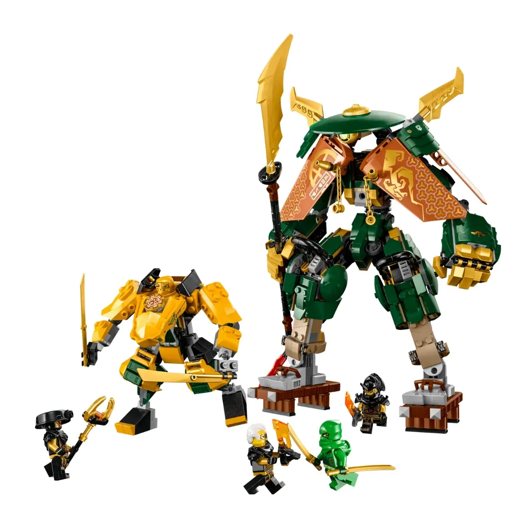 Lloyd and Arin's Ninja Team Mechs by LEGO