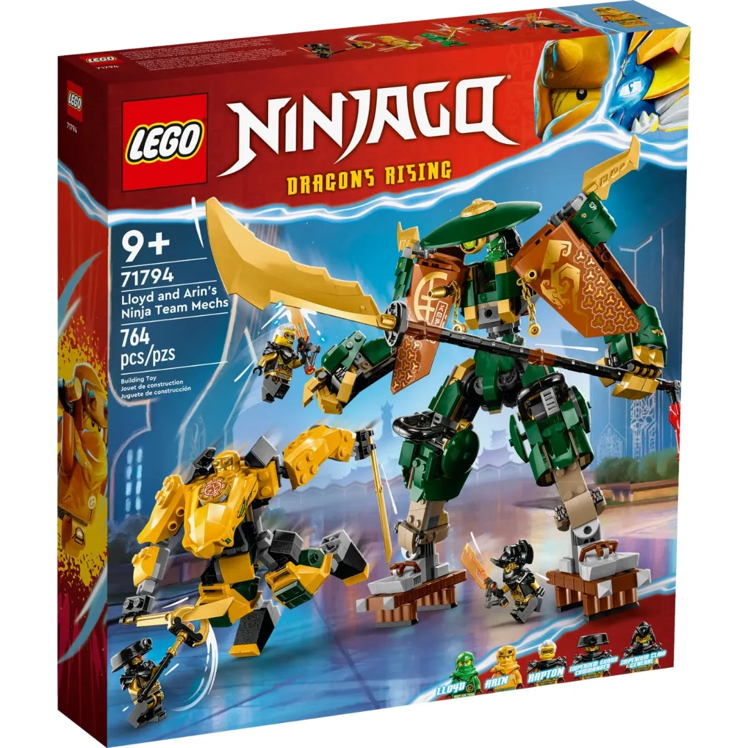 Lloyd and Arin's Ninja Team Mechs by LEGO