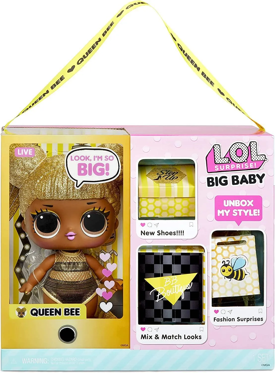 LOL Surprise Big B.B. Large 28cm Baby Doll Queen Bee