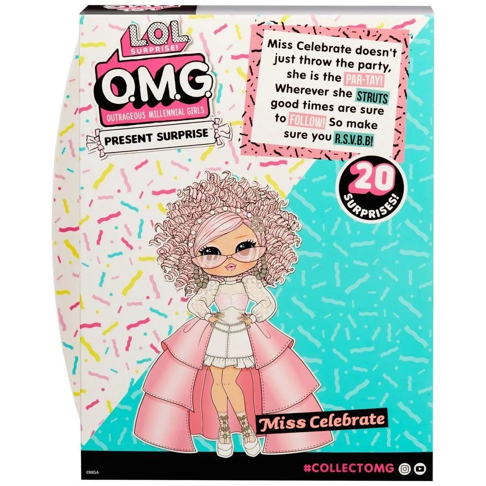 L.O.L. Surprise! OMG Present Surprise Miss Celebrate Fashion Doll