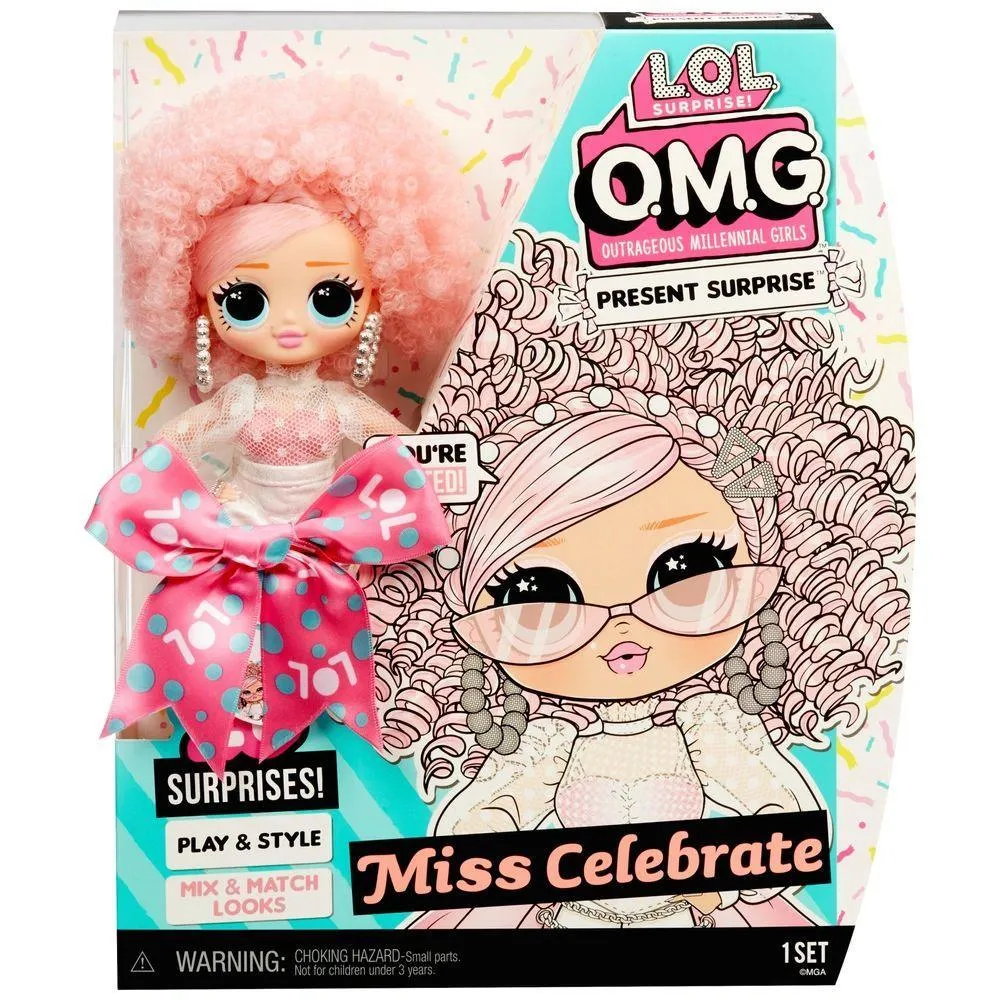 L.O.L. Surprise! OMG Present Surprise Miss Celebrate Fashion Doll