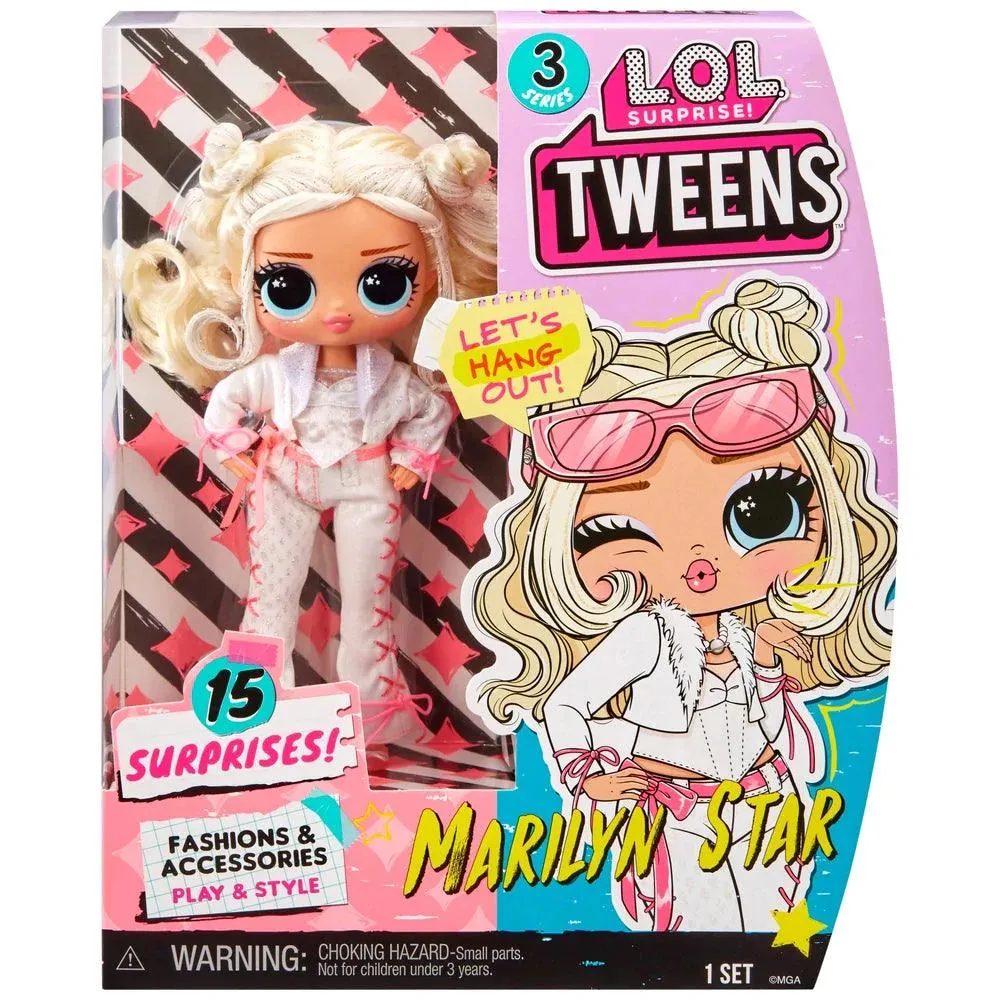 LOL Surprise  Tween Series 3 Fashion Doll Marilyn Star with 15 Surprises