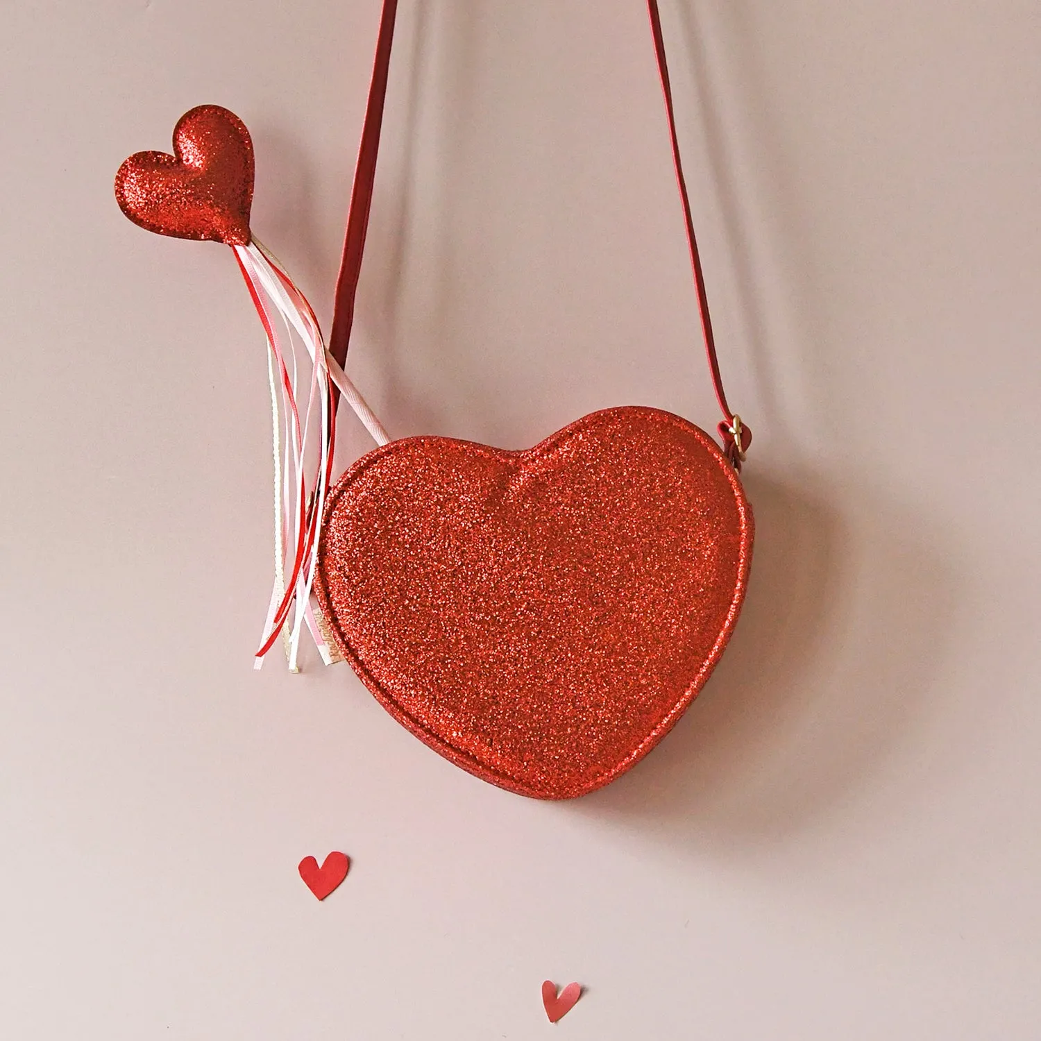 Love Heart Glitter Wand