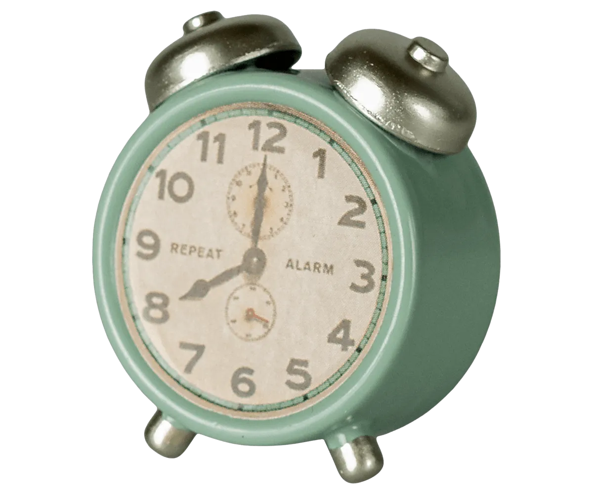 Maileg Clock Mint Green SS25: NEW ARRIVAL