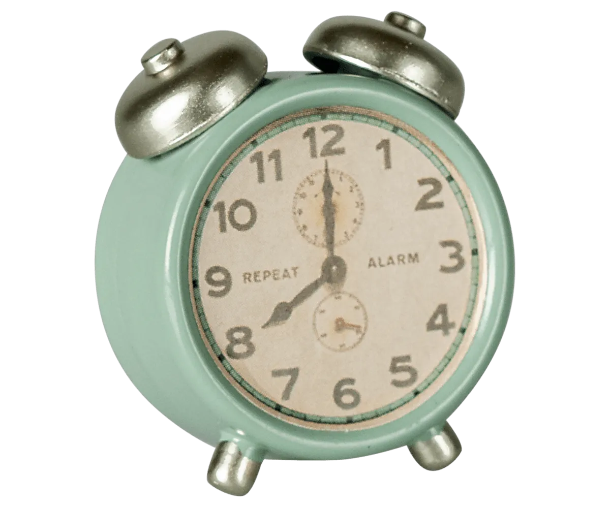 Maileg Clock Mint Green SS25: NEW ARRIVAL