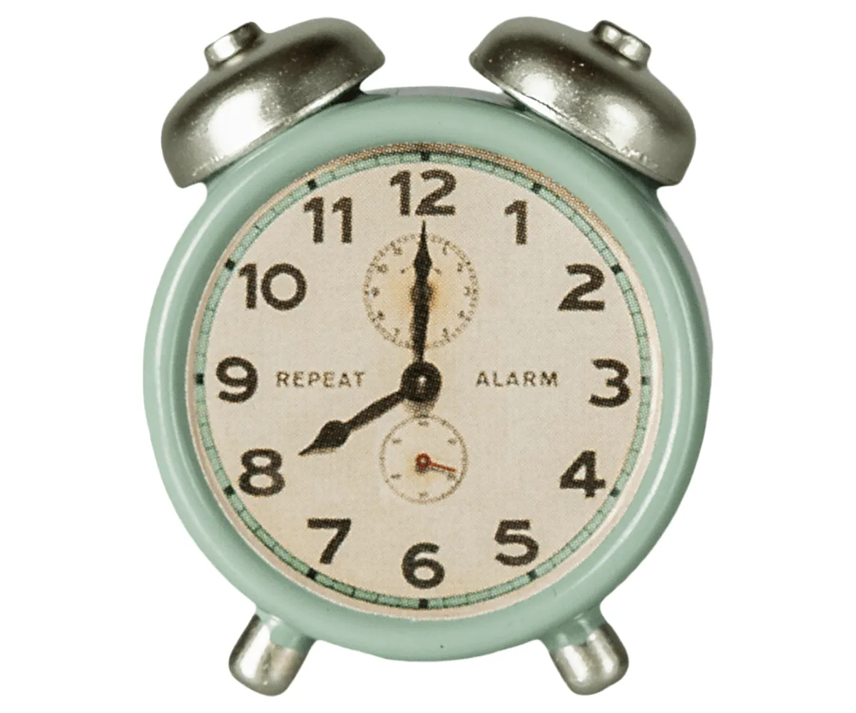 Maileg Clock Mint Green SS25: NEW ARRIVAL