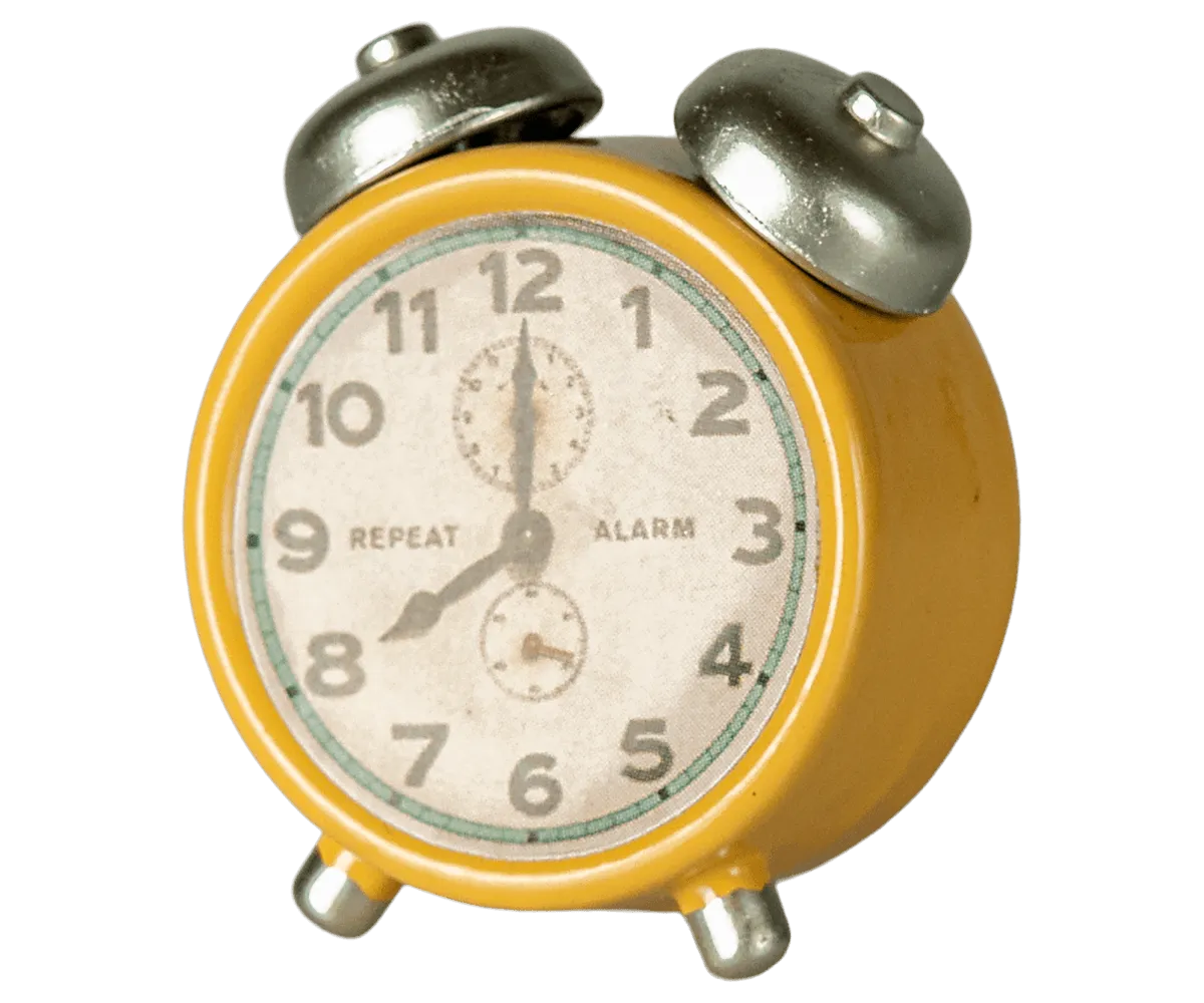 Maileg Clock Yellow SS25: NEW ARRIVAL