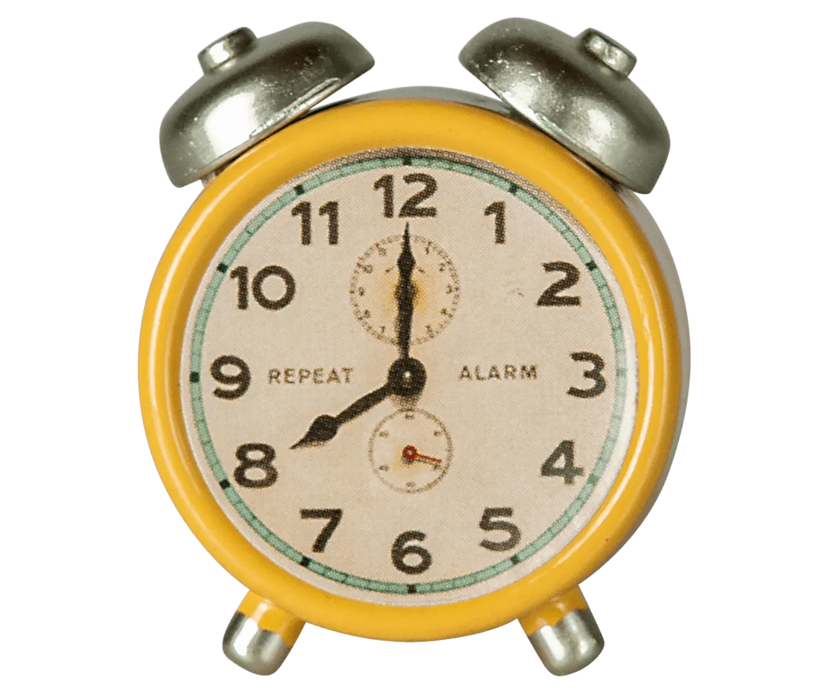 Maileg Clock Yellow SS25: NEW ARRIVAL