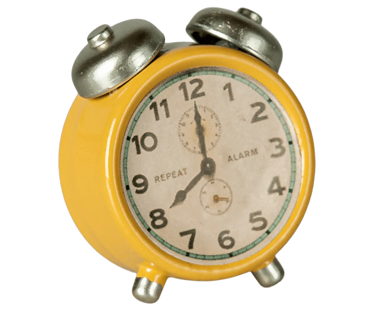 Maileg Clock Yellow SS25: NEW ARRIVAL