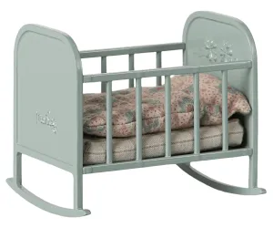 Maileg Cradle My Sized, Blue Cot SS25: NEW ARRIVAL