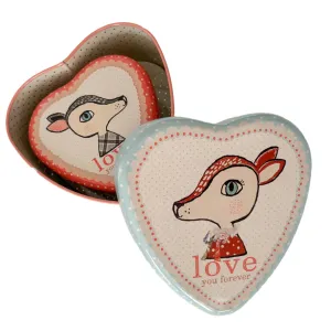 Maileg Deer Tin Case Set