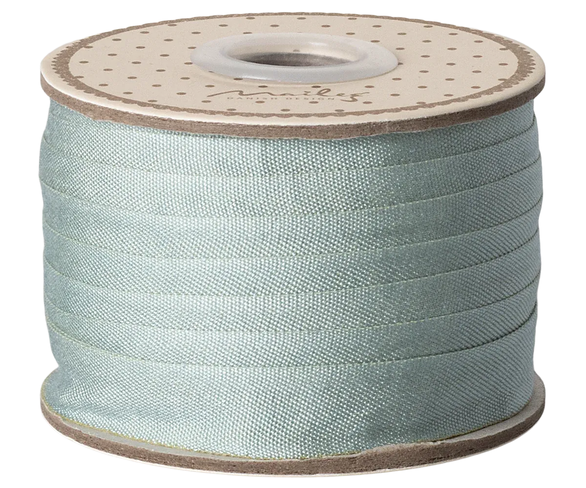 Maileg Dusty Mint Ribbon, W: 13 mm x L: 10 m : SS25 NEW ARRIVAL