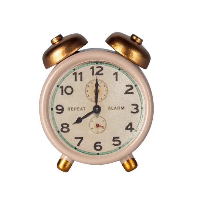 Maileg Furniture MOUSE - Alarm Clock Powder
