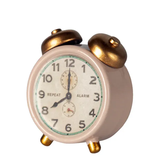 Maileg Furniture MOUSE - Alarm Clock Powder