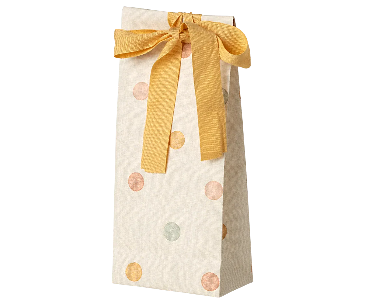 Maileg Gift Bag Multi Dots Micro SS25 PREORDER: NEW ARRIVAL