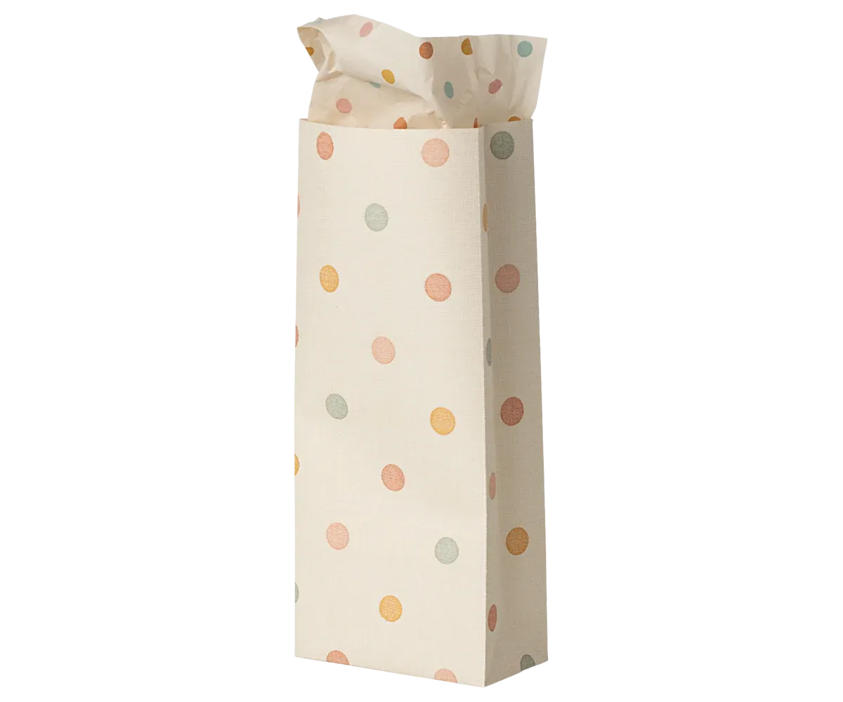 Maileg Gift Bag Multi Dots Mini SS25: NEW ARRIVAL
