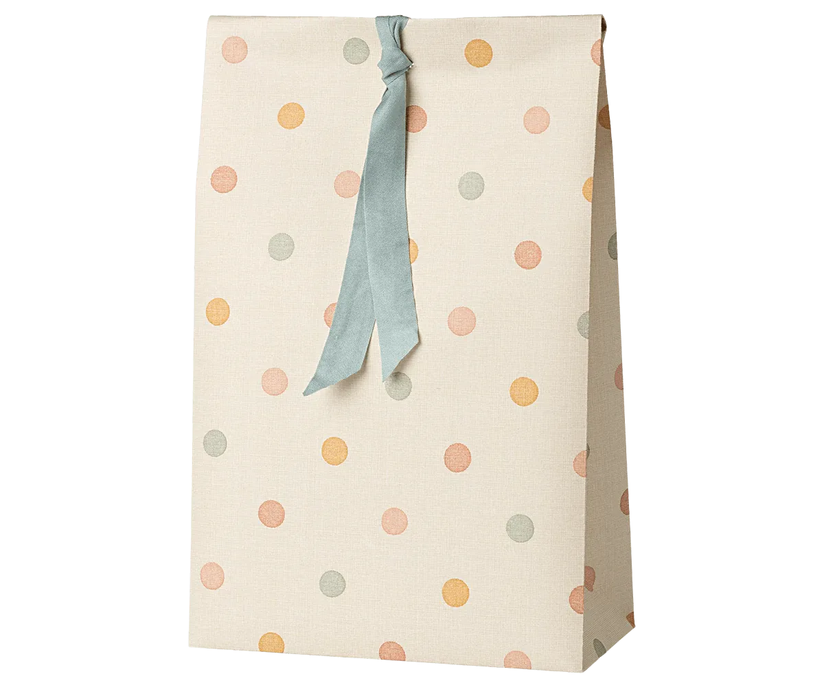 Maileg Gift Bag Multi Dots SS25 PREORDER: NEW ARRIVAL