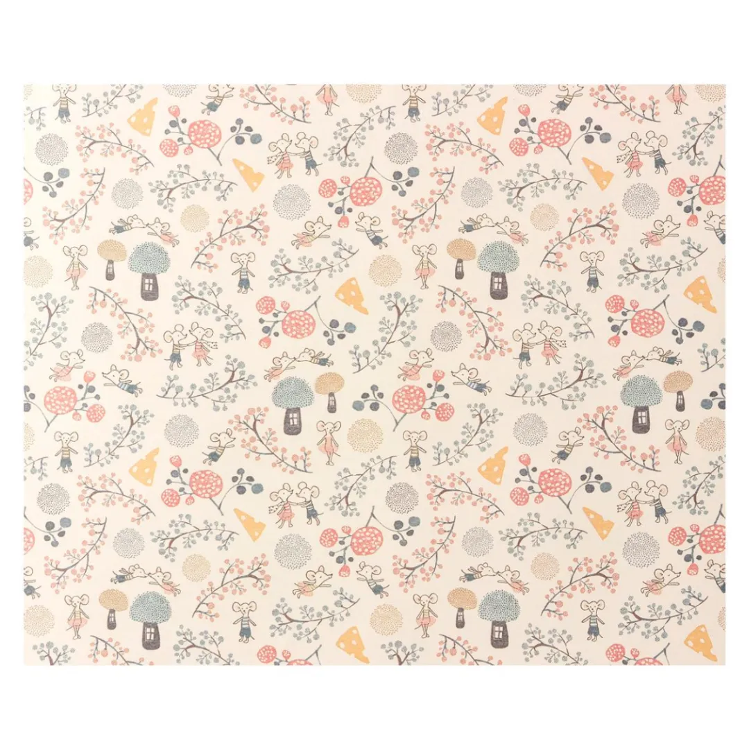 Maileg Gift Wrap Roll | Mice Party 10m