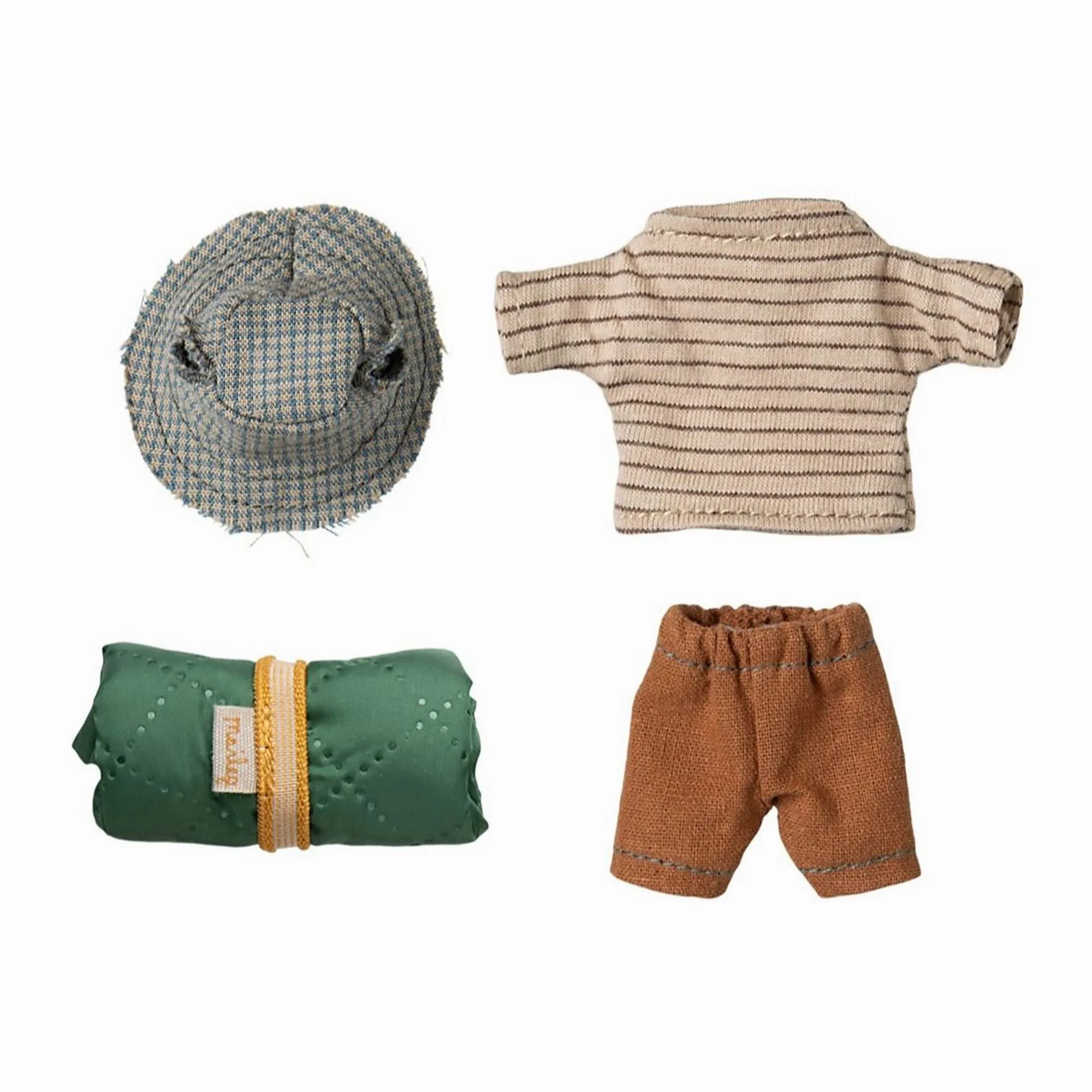 Maileg Hiker Mouse, Big Brother  Thin Stripes