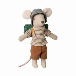 Maileg Hiker Mouse, Big Brother  Thin Stripes