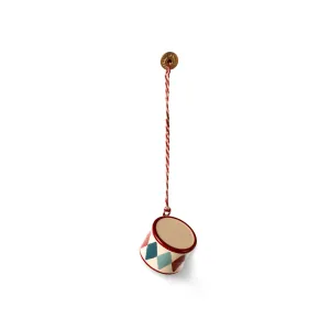 Maileg Metal Drum Ornament Small Classic Red  FW24 NEW ARRIVAL