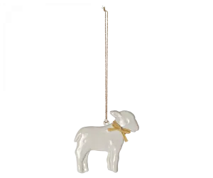 Maileg Metal Lamb Ornament Yellow: SOLD OUT
