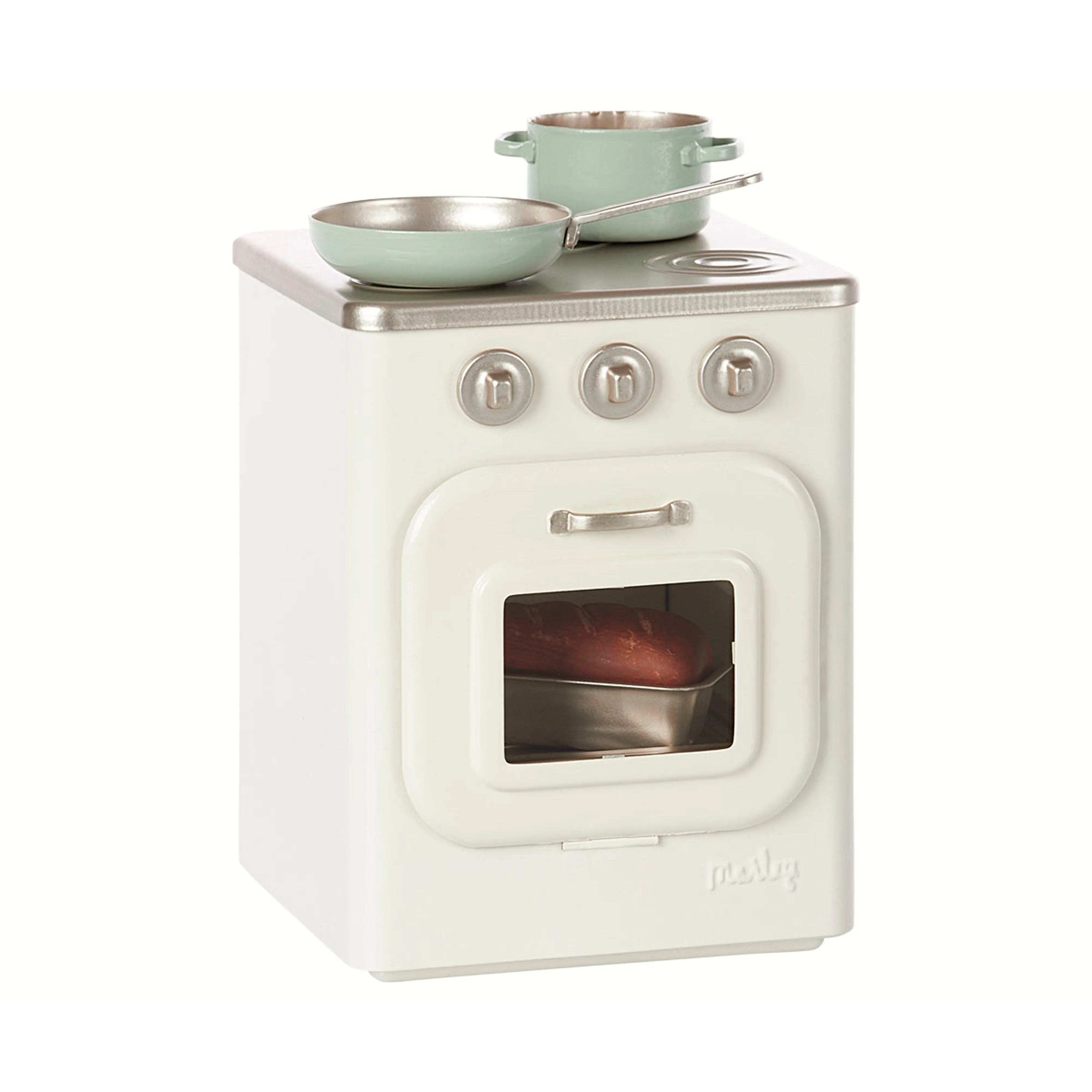 Maileg Metal Stove with Utensils