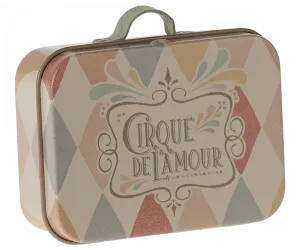 Maileg Micro Suitcase Tin Harlequin 2024 NEW ARRIVAL BACK SOON