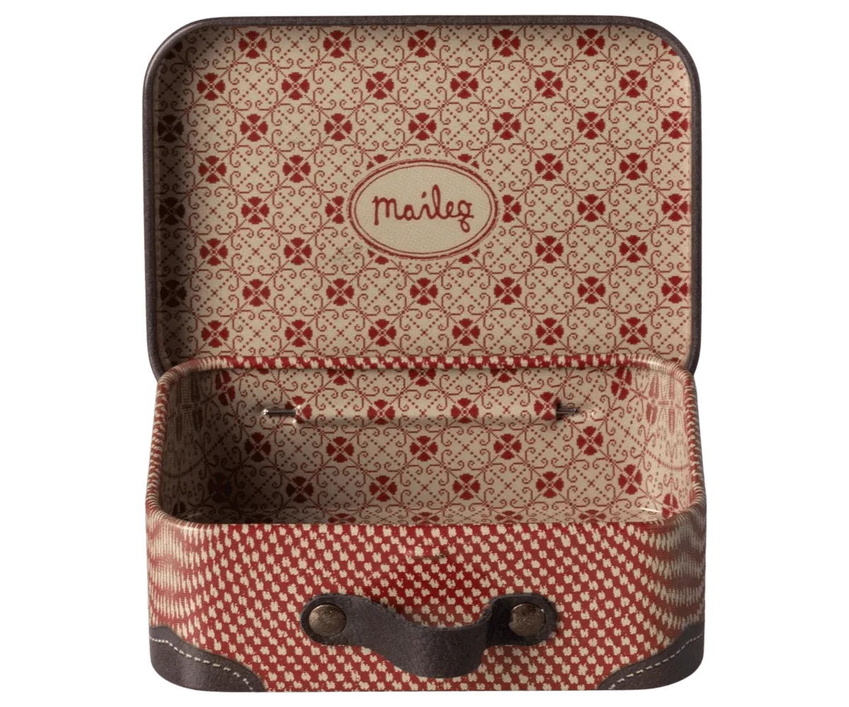 Maileg Micro Suitcase Tin Red: 2024 NEW ARRIVAL